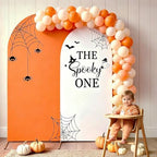 Serencatcher Halloween Spooky One Birthday Arch Cover Orange 7.2FT 6FT 2Pcs - Image 2