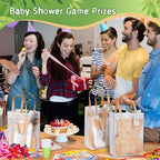 Baby Shower Prizes for Game Winners Bear Shaped Cheese Board Gift with Spoons Butter Spreaders Gift Bags Kitchen Towels Bridal Shower Party Favors for Guests (Bear Shaped, 4 Sets) - Image 7