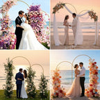 2 Pack Arch Backdrop Stand(7.2FT/6FT) Balloon Arch Stand - Image 2