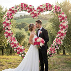 Geosar 16 Bundles Artificial Peonies Flowers,Champagne,Pink - Image 7