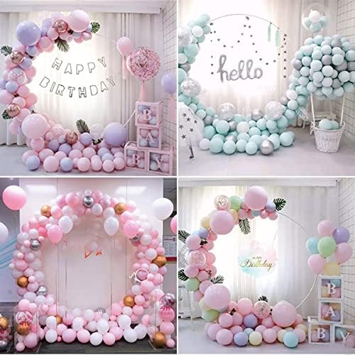 Balloon Arch Kit,6.9ft Tall Balloon Arch Stand Wind Resistance,with Base and Balloon Pumps,for Valentine's Day Wedding Birthday Party Baby Shower Decoration (Size : 2.5m) - Image 3