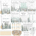 Funnymoom 426 Pcs Winter Baby Shower Games Set, 8 Activities Bingo by Funnymoom