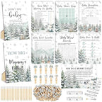 Funnymoom 426 Pcs Winter Baby Shower Games Set, 8 Activities Bingo by Funnymoom