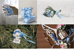 Satin Ribbon Ribbon Satin Ribbon Gift Ribbon Decorative Ribbon Chair Band Wedding Chair Sash Table Decoration Opening Christmas Decoration Party Decoration Ribbon Bow (Mist Blue, 12 mm x 25 m) - Image 4