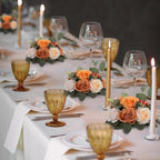 BLOSMON Terracotta Flowers for Wedding Decorations: 6 Pcs, Artificial Rose - Image 2