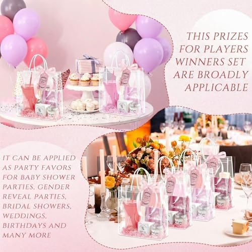 Nuogo 6 Sets New Parent Shower Prizes, Gradient Pink, Classic Style - Image 6