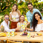 SiliFine 24 Pcs Lemon Party Favors Lemonade Cups with Lids and Straws - Image 6