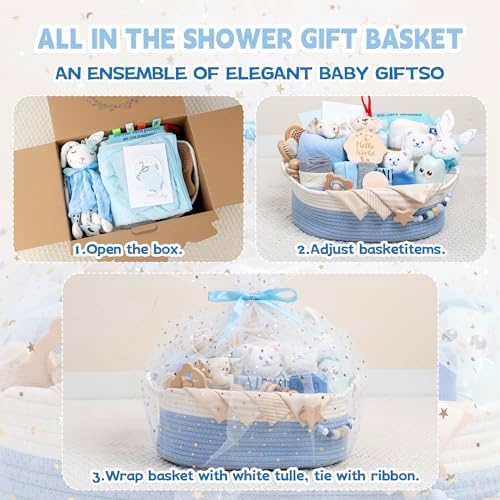 30 Piece Baby Gift Basket – Luxury Curated Baby Gift Basket for Newborn - Image 7