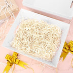 EVELOMO 5 Pack Empty Gift Baskets to Fill - 12" x 10" Large Baskets for Gifts Empty, Sturdy DIY Gifts Baskets Sets with 200g Crinkle Cut Papers for Birthdays Weddings Parties & Holidays (White) - Image 6