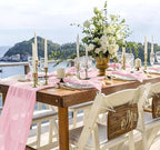 20 Pack Cheesecloth Table Runner 17 x 108 Inch, Light Pink - Image 6