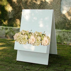 DIY Flower Box Welcome Sign, Freestanding Blank Door or Easel Display for Weddings and Events, Floral Reception Décor, 65x40cm (25.6x15.7in) - Image 2