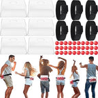 Vinsot 6 Sets Baby Shower Games Twerking Shaking Balls with Belts, Red by Vinsot