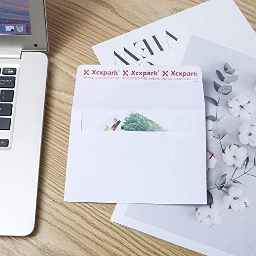 Xxcxpark 250 Qty Printable A9 Invitation Envelopes 5.75 x 8.75 Cards, Self Seal 120GSM white Paper Envelopes for Invitations, Papers, Photos, Documents, Wedding, Baby Shower, Easy to Seal and Peel - Image 6