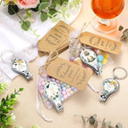 Minatee 50Set Baby Shower Bottle Openers Nail Clipper for Guest, Forest - Image 4