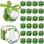 MTLEE 24 Sets Army Green Baby Shower Party Favors Small Bubble Candle by MTLEE