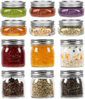 Mason Jars, 8 OZ, 12 Pack with Lids and Bands, Glass Canning Jars for Canning, Pickling, Preserving, Jam, Honey, Wedding Favors, Shower Favors (12 Pack) (Combo) by Unknown