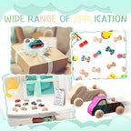 WinnerWhy Baby Shower Games Decorate a Car Craft Kit, Leaf - Image 6