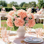 Auihiay 64Pcs Hydrangea Artificial Flowers, Silk Hydrangeas Decor - Image 6