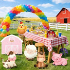 6 Pcs Large Farm Animal Cardboard Cutouts Party Decoration - Image 6
