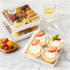 100 Pack Small Charcuterie Boxes with Clear Lids, 5.4 Inch To Go Paper Mini Food Containers, Disposable Dessert Bakery Boxes+100 Plastic Forks+100 Cupcake Liners for Cookie, Cake Slice, Sushi, White - Image 5
