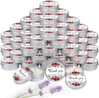 MTLEE 50 Pcs Summer Wedding Candles Gift Favors for Guests 1 Oz by MTLEE