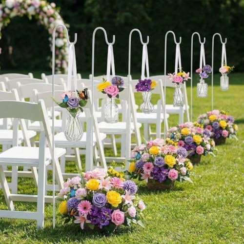 36 Pcs Artificial Flowers Table Centerpiece, Elegant Grace, Clear - Image 6