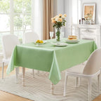 6 Pack Square Satin Table Cover, 52 x 52 Inches, Sage Green - Image 5