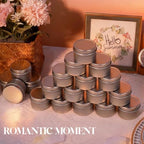 50 Pcs 2 Oz Mini Vanilla Scented Soy Candle Set,Wedding Favors for Guests Bulk 50,The Quantity of Multiple Sets Meets Your Needs for Wedding and Party Gifts and Party Favors. - Image 2