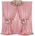 20ft x 10ft Rose Gold Sequin Backdrop Curtains for Party Wedding Shimmer Curtain Backdrop Prom Sparkly Glitter Fabric Photo Backdrop Drapes for Birthday Party Photography Baby Shower 5x10FT, 4 Panels by Tao-GePartyDecorations