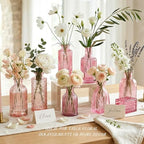 15 Pcs Pink Bud Vases Set, Baby Shower Decorations, Wedding Table Decor - Image 7