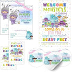 A Sweet Little Monster Is On The Way Baby Shower Party Supply 37pc by SillyGooseGiftstheOriginal