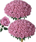 50 PCS Dusty Roses Artificial Flowers, Fake Roses with Stem Realistic Silk Roses for DIY Wedding Bouquets Tables Centerpieces Arrangements Baby Shower Birthday Home Decor Valentine's Day Gift for Her by HyeFloraartificialflowers