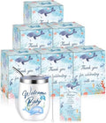 Hoolerry 6 Set Baby Shower Cups, 12oz Stainless Steel Tumbler, Sea Animal by Hoolerry