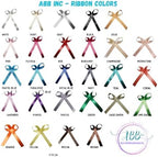 25 Personalized Ribbons Assesmbled Bows Custom Bridal Shower Favor Party Favors Wedding Bridesmaid Memorial Ribbons Funeral Baby Invitations Mis XV años Quinceanera (Aqua) - Image 6