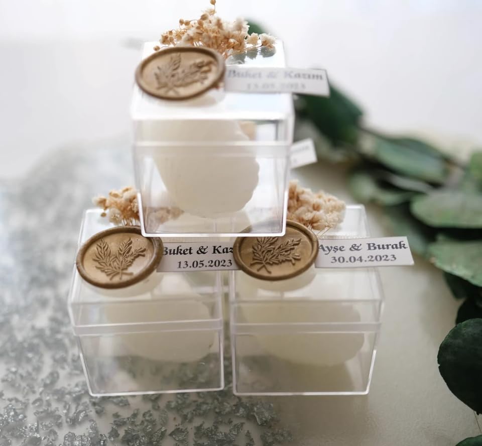 10 Pcs Scented Bubble Candles Personalized Wedding Candle Favors Gift for Guest, Bridal Shower Baby Shower, Custom Flower Bulk Candles, Engagement - Image 5