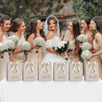 Silkfly 24 Pcs Paper Gift Bags with Handle 9x7x3.15'', Champagne - Image 6
