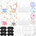 Liitrsh 4 Sets Funny Blindfold Baby Shower Feed Me Baby Shower Games Set by Liitrsh