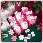Treela 24 Sets Snowflake Scented Candles Party Favors Pink Gradient - Image 2