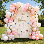 Gilprop 120 Pcs 7.2ft Love in Bloom Theme Bridal Shower Arch Backdrop Cover - Image 6