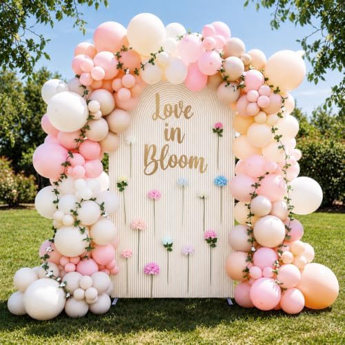 Gilprop 120 Pcs 7.2ft Love in Bloom Theme Bridal Shower Arch Backdrop Cover - Image 6