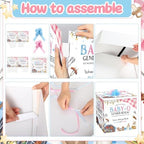 AmazingSpark 28in Giant Gender Reveal Gift Box Kit, Baby-q - Image 3