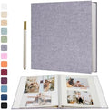 Vienrose Self Adhesive Photo Album, 60 Pages, 11 x 10.6 in, Grey by Vienrose