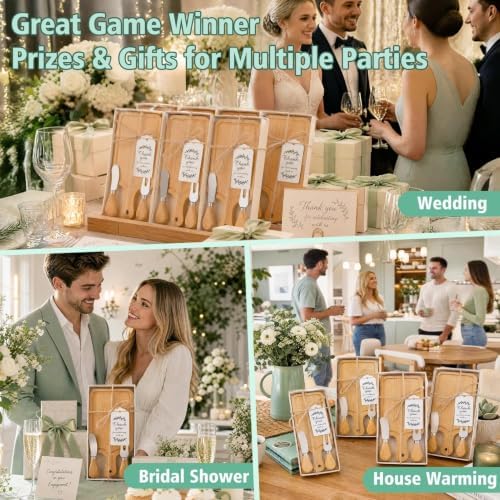6 Sets Baby Shower Prizes for Game Winners Mini Charcuterie Boards Set - Image 6