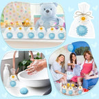 Demissle 40 Pcs Sunflower Soap Here Comes The Son Baby Shower Favor, Blue - Image 5