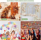 3 Pack Metal Wedding Arch (6FT, 5FT, 4FT) Backdrop Gold Balloon Stand - Image 6
