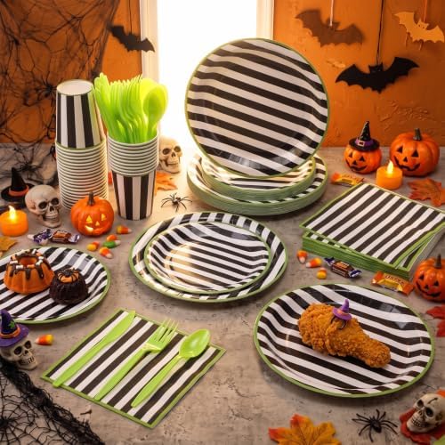 Honeydak 210 Pcs Halloween Plates and Napkins Party Supplies - Image 2