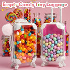 LemonRoad 36 Pcs Clear Mini Suitcase Party Favor Box, Pink、rose Pink - Image 6