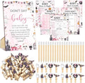Patelai 321 Pcs Baby Shower Games Supplies, Pink Halloween by Patelai