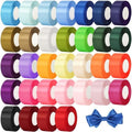 NESCCI 800 Yards Ribbon,1-1/2 Inch Satin Ribbon,32 Colors by NESCCI