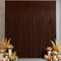 40x10FT Backdrop Curtains with Rod Pockets - Wrinkle Free Photo Stage Backdrop 8 Panels Curtains Drapes for Photography Wedding Party Baby Shower Decorations (Brown) by Unknown